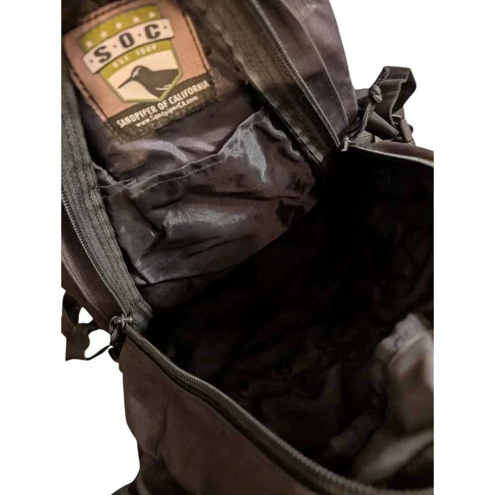 Backpack SOC Sandpiper of California Military Tactical Black Bugout‎ Bag Large